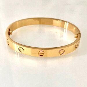 Gold Screw Classic Model Bracelet